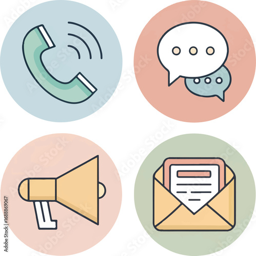 Video Production and Filming Icons for Digital Media Creation