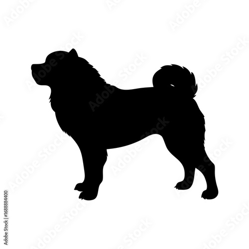 Pomeranian Dog Silhouette