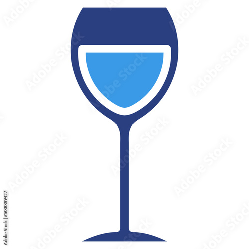 Wine Glass  Icon Element For Design