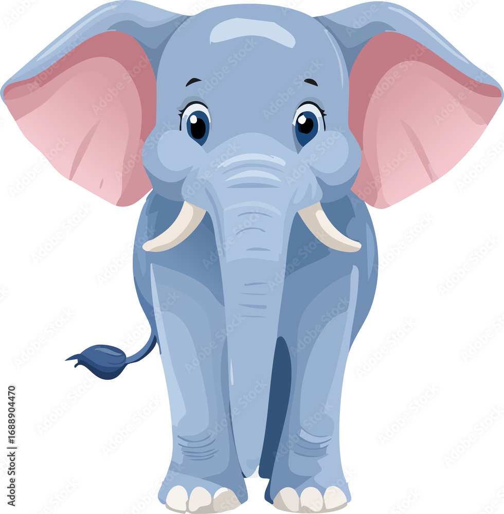 Naklejka premium ゾウ