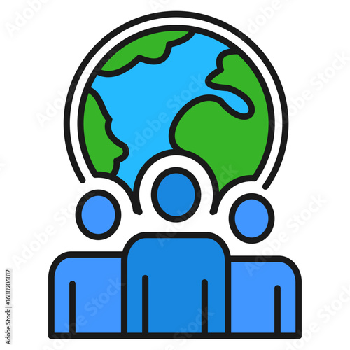 Culture Connect Icon For Design Elements