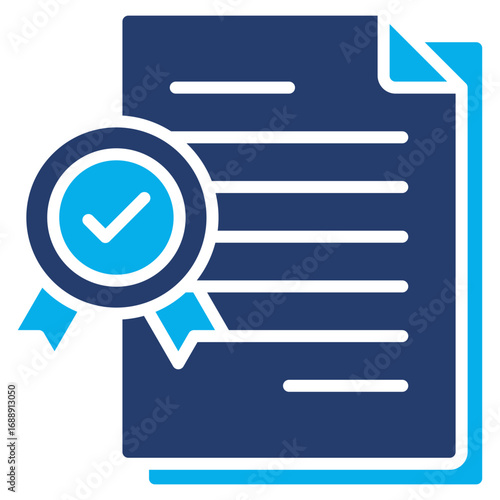 Verifiable solid color icon