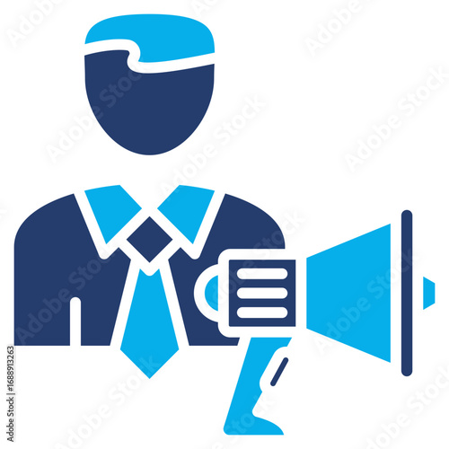 Promotor solid color icon