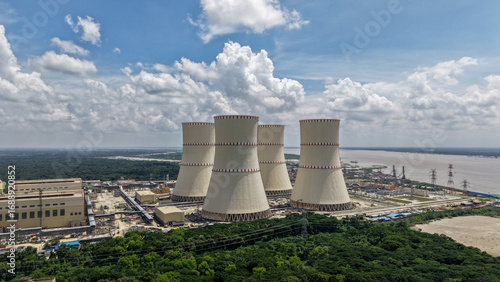 Cuadro en lienzo Nuclear power plant, Rooppur power plant