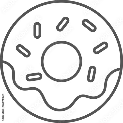 귀여운 디저트 푸드 아이콘 60종 세트 | Food Icons Bundle (SVG, PNG, AI) | Line Icons for Commercial Use, Instant Download
