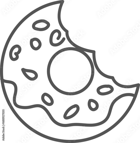 귀여운 디저트 푸드 아이콘 60종 세트 | Food Icons Bundle (SVG, PNG, AI) | Line Icons for Commercial Use, Instant Download
