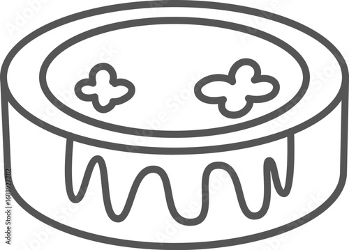 귀여운 디저트 푸드 아이콘 60종 세트 | Food Icons Bundle (SVG, PNG, AI) | Line Icons for Commercial Use, Instant Download
