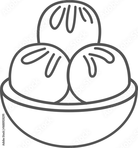 귀여운 디저트 푸드 아이콘 60종 세트 | Food Icons Bundle (SVG, PNG, AI) | Line Icons for Commercial Use, Instant Download
