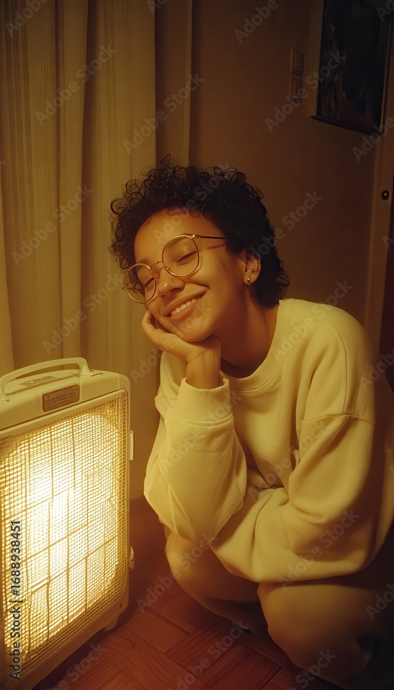 Fototapeta premium Cozy Warmth and Contentment