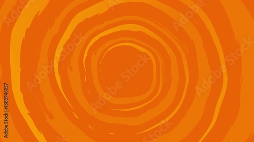 Doodle smooth orange yellow dynamic creative background. Abstract spiral modern animation. Seamless looped banner. Gradient blank backdrop. Halloween wallpaper design. Colorful childish presentation