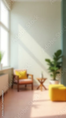 Wallpaper Mural Generative AI: Interior Comfort and Tranquility Depiction. Torontodigital.ca