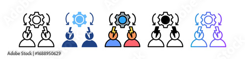 Conflict Management multiple icon