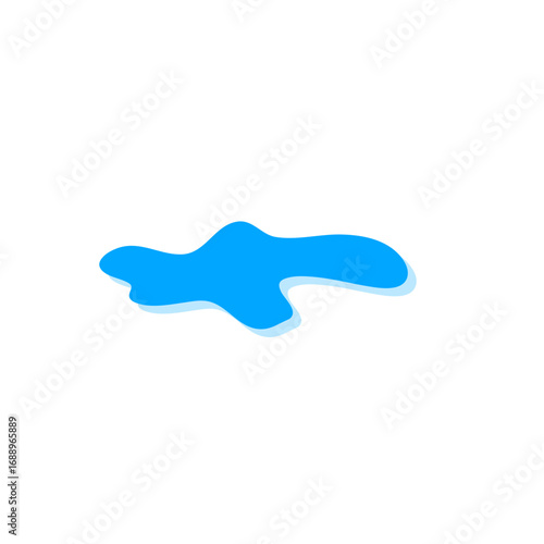 Teardrop and puddle vector