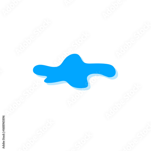 Teardrop and puddle vector