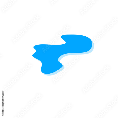 Teardrop and puddle vector