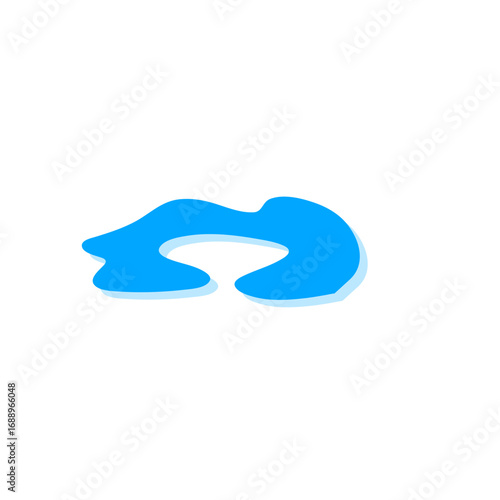 Teardrop and puddle vector