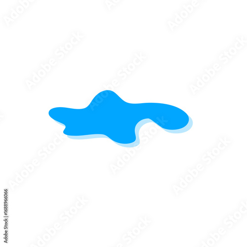 Teardrop and puddle vector