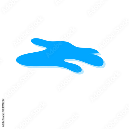 Teardrop and puddle vector