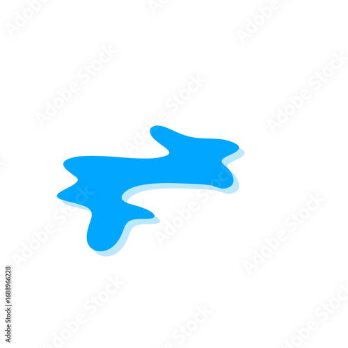 Teardrop and puddle vector