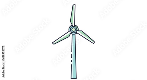 Sustainable Renewable Energy Source Harnessing Natural Wind Power for Clean Electricity Generation in a Green Environment