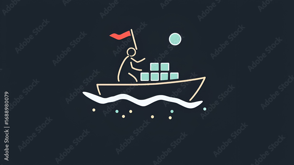 Obraz premium Potentially Shippable Icon