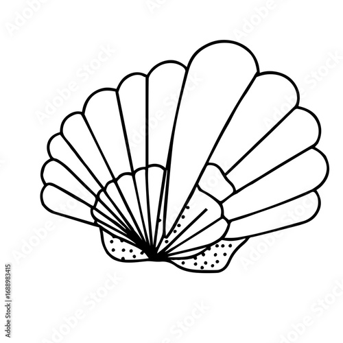 vector illustration of a badminton ball