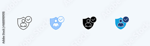 Trustworthy Multiple Icon Illustration Vector