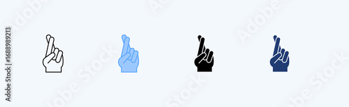 Swear Multiple Icon Illustration Vector
