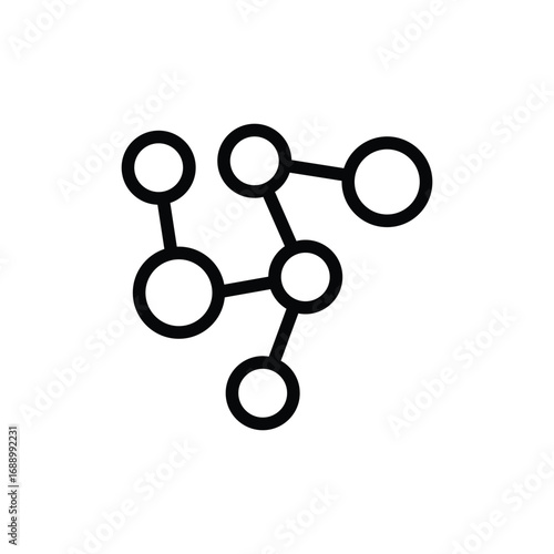 Polymer Icon Vector Symbol Design Illustration