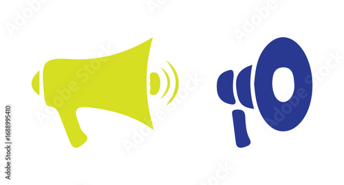 vector illustration of a megaphone