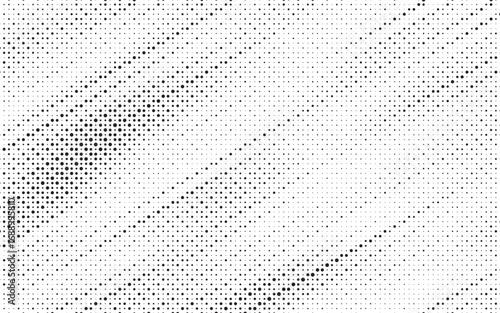 A graphic abstract pattern defined by strong vertical halftone lines creating a dynamic grid texture.