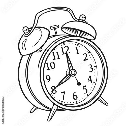 alarm clock vector illustration