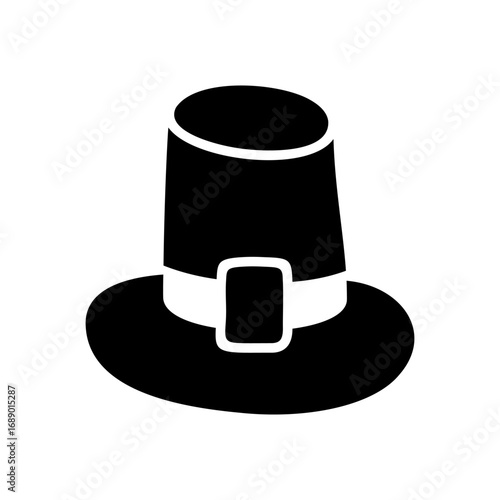 Classic Pilgrim Hat Thanksgiving Icon