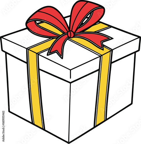gift box vector, open gift box vector, birthday present gift box vector, Christmas gift box vector, wedding gift box vector, anniversary gift vector