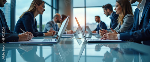 Corporate Finance Teams Crafting Tax Planning Frameworks: Maximizing After-Tax Earnings & Managing Fiscal Liabilities - Photo Stock Concept