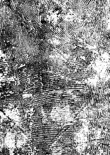 Large vector brush marks texture with a transparent background