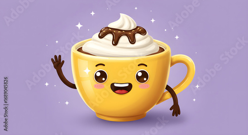 cup of coffee with chocolate