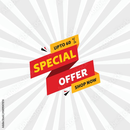 black friday sale banner with discount offer details