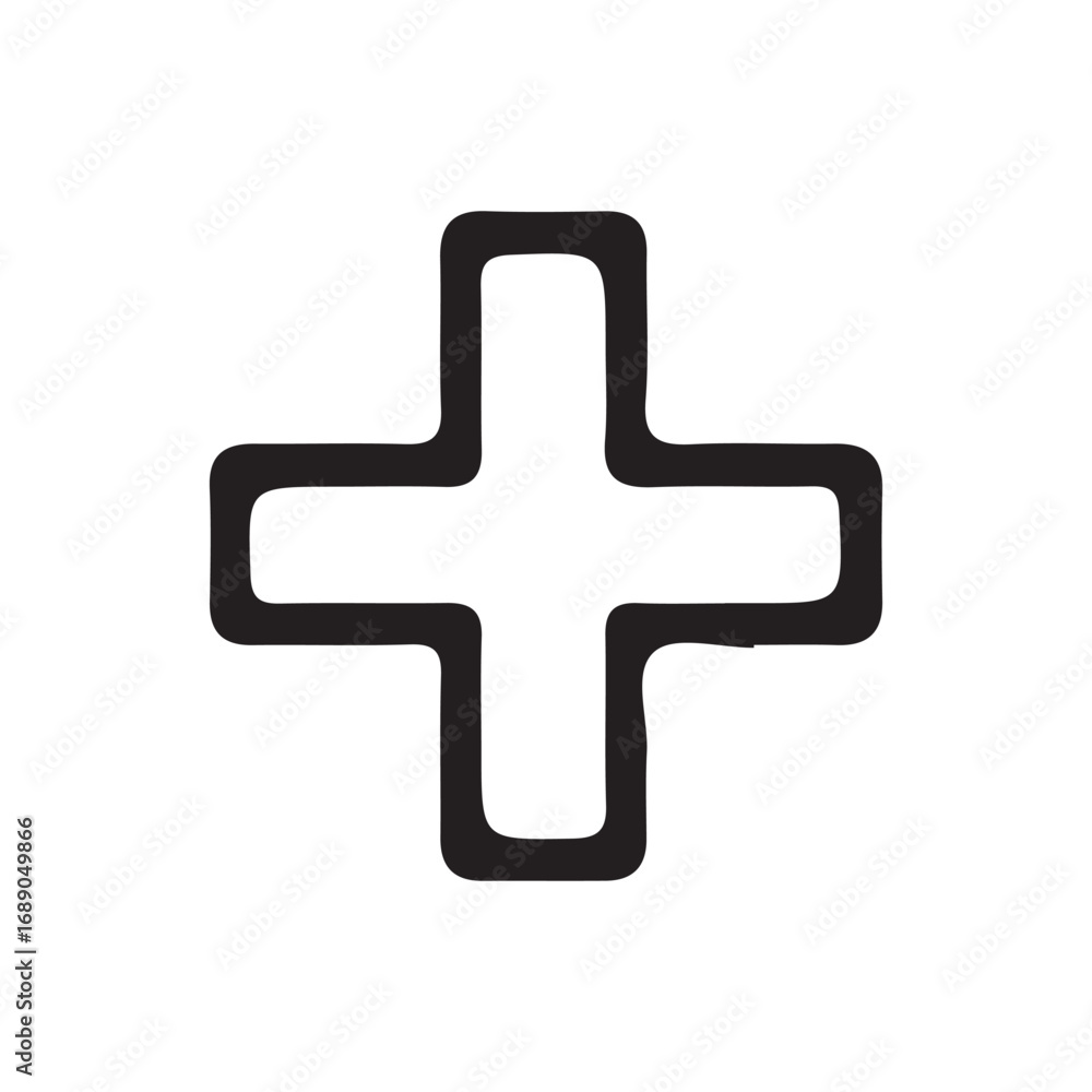 Obraz premium plus and minus signs