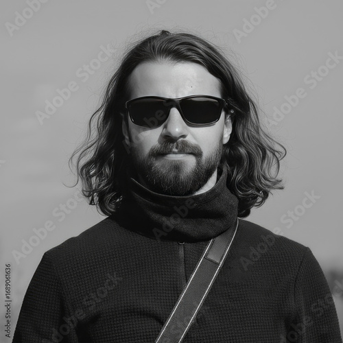 young man with sunglasses