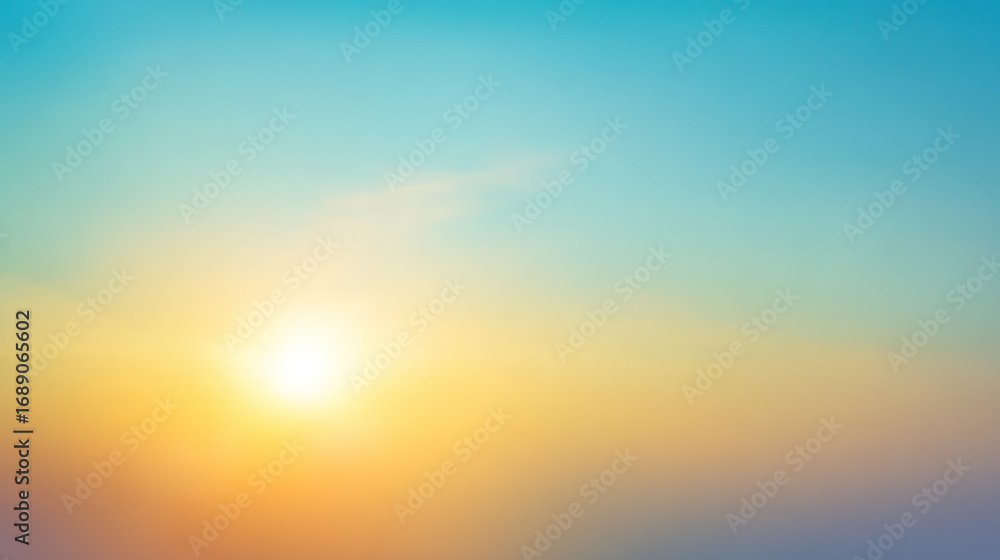 Fototapeta premium Dreamy abstract background of sunrise