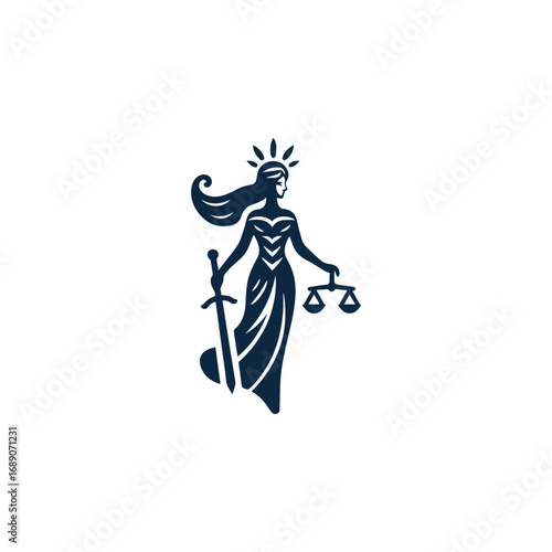 Justice Goddess Logo