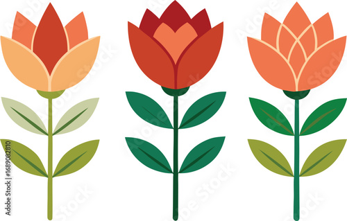 Vibrant floral arrangement with diverse color palette and classic typography