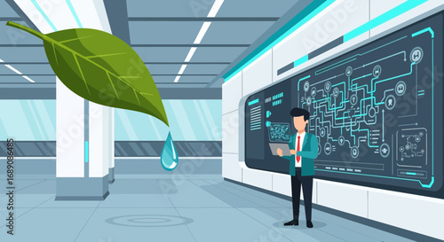 Innovation in Sustainable Technology Integrating Nature and Data Analysis for a Greener Future