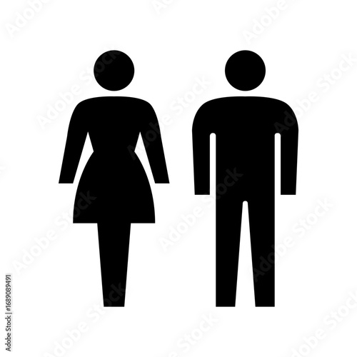 男女共用お手洗のピクトグラム