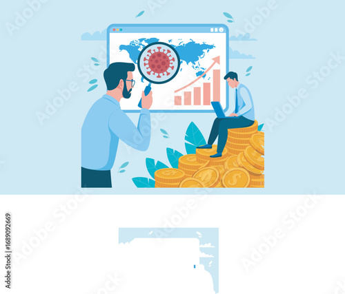Financial recovery and economic growth after the pandemic with a global view analyzing the virus impact and business adaptation strategy for prosperity and success