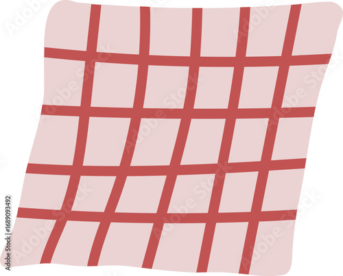 red and white plaid fabric