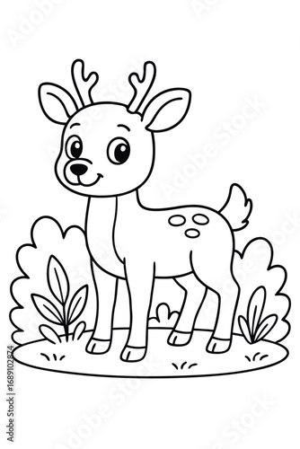 dear coloring page 3.eps