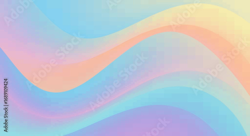 A beautiful abstract background featuring soft pastel color waves, creating a dreamy and ethereal gradient design perfect for modern digital projects.