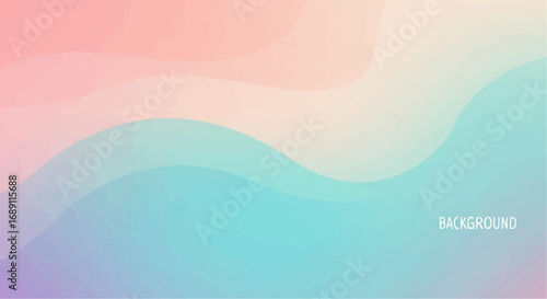 Abstract pastel gradient background with flowing shapes and soft colors.